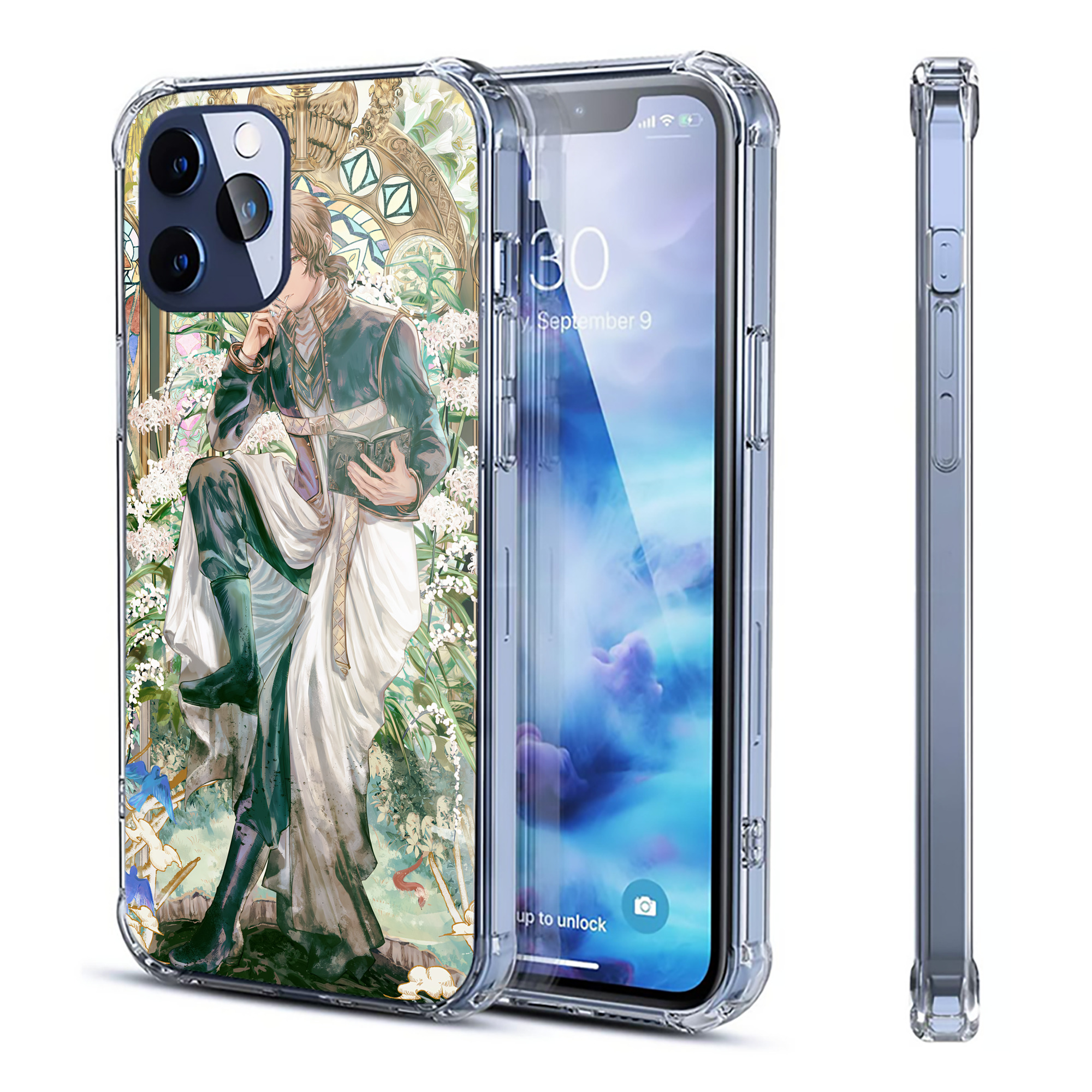 （画像用） 葬送のフリーレン Frieren 【iPhone 12シリーズ対応】透明スマホケース（クリアソフトケース）